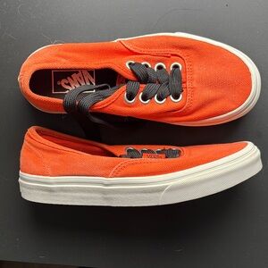 Vans Bold Orange Canvas Shoes